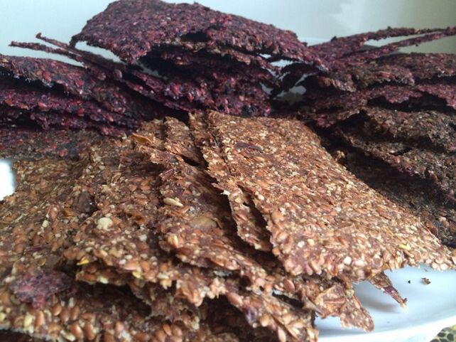 The method for preparing flax chips for the Dukan diet