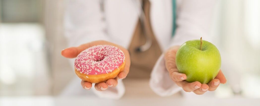 Avoiding sweets in favor of an apple for diabetes mellitus